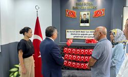 Vali Özarslan, Şehit Piyade Teğmen Bekir Can Kerek adına düzenlenen anı köşesini inceledi