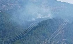 Adana’da orman yangınına müdahale eden helikopter düştü