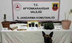 Afyonkarahisar’da jandarma uyuşturucu madde ele geçirdi