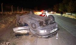 Aksaray’da otomobil takla attı: 6 yaralı