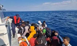 Ayvacık açıklarında 20 kaçak göçmen kurtarıldı, 7 kaçak göçmen yakalandı