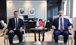 Bakan Fidan, KKTC Başbakanı Üstel ile görüştü