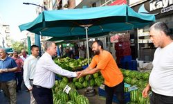 Başkan Balaban, Karaköy pazarı esnafını dinledi