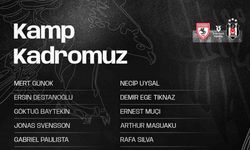 Beşiktaş, Samsunspor maçı için kamp kadrosunu açıkladı