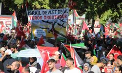 Binlerce Kayserili Filistin için yürüdü