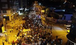 Binlerce kişi Haniye ve Filistinliler için yürüdü