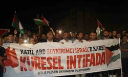 Bitlis’te yüzlerce kişi Haniye’nin vasiyeti için yürüdü