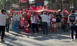 Bodrum’da Gazze’ye destek yürüyüşü düzenlendi