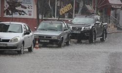 Çankırı’da dolu yağışı etkili oldu