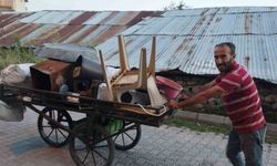 Diyarbakır’dan Varto’ya hurda toplamaya geldi