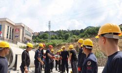 Jandarma personeline depremde arama kurtarma eğitimi verildi