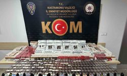 Kastamonu’da binlerce makaron ele geçirildi