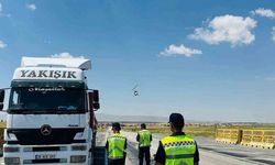 Kayseri jandarmasından Cayrokopter destekli trafik denetimi