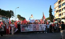 Kuşadası’ndan Gazze’ye destek yürüyüşü