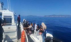 Marmaris’te 19 düzensiz göçmen kurtarıldı