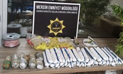 Mersin’de 19 kilo dinamit ve uyuşturucu ele geçirildi