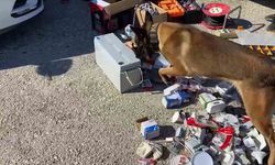 Narkotik köpeği buldu, aküden uyuşturucu çıktı