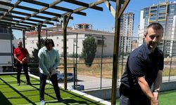 Pursaklar Belediye Başkanı Çetin spor tesislerini gezdi