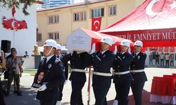 Şehit polis memuru Halil İbrahim Kuzkun için tören düzenlendi