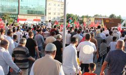 Siirt’te yüzlerce kişi Filistin ve İsmail Haniye için yürüdü