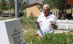 Teröre verilen ilk şehit Süleyman Aydın, kabri başında anıldı