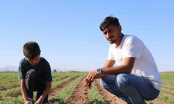 Yaptığı işin zorluklarını azmiyle aşan 22 yaşındaki çiftçi