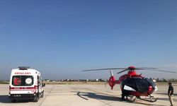 Yenidoğan hasta helikopter ambulansla Diyarbakır’a sevk edildi