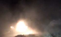 Yüksekova’da gece vakti korkutan yangın: 2 bin bağ ot yandı