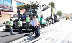 Başkan Çelik, Halit Evin Caddesi'ndeki Asfaltlama Çalışmalarını İnceledi