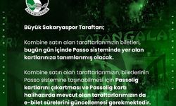 Sakaryaspor'dan taraftarlara Passolig hatırlatması