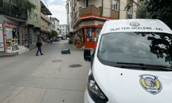 Bursa'da bisikletlinin tabancayla bir kişiyi yaraladığı anlar kamerada