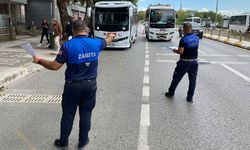 Edirne'de zabıta toplu taşıma araçlarını denetlendi