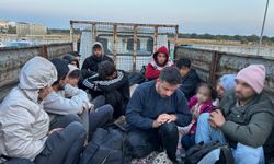 Kırklareli'nde 13 düzensiz göçmen yakalandı