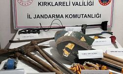 Kırklareli'nde kaçak kazı ve uyuşturucu operasyonunda 9 şüpheli yakalandı