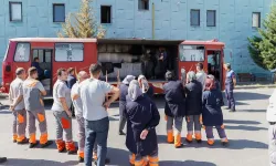 Kayseri Melikgazi'de personele yangın eğitimi