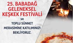 25. Babadağ Geleneksel Keşkek Festivali ve Toplu sünnet merasimi için geri sayım başladı