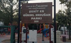 Alacalı şehittin isimi İnegöl’deki parkta yaşatılıyor