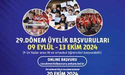 Ankara Büyükşehir Belediyesi Çocuk Meclisi 29. Dönem üyelik başvuruları başlıyor