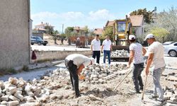 Başkan Koca, Sanayi Sitesindeki üst yapı çalışmalarını inceledi