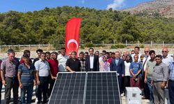 Bozyazı’da hayvan yetiştiricilerine güneş enerjisi paneli dağıtıldı