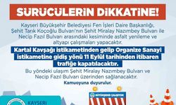 Büyükşehir’den ‘yol yapım’ uyarısı