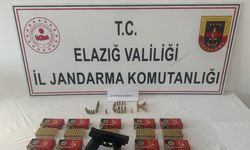 Elazığ’da ruhsatsız tabanca ele geçirildi