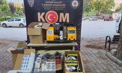 Kayseri’de kaçakçılık operasyonu: 26 bin dal makaron ele geçirildi