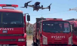 Merzifon itfaiyesi olayların tespitinde dron kullanmaya başladı