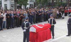 Şehit astsubay, törenle memleketine uğurlandı