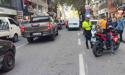 Polis ekiplerinden 7 motosiklet sürücüsüne 17 bin 960 lira ceza