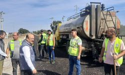 Kırklareli'nde köy yollarında asfalt çalışmaları devam ediyor