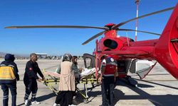 Ambulans helikopter Damla bebek için havalandı