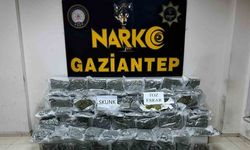 Gaziantep’te 86 kilo 650 gram skunk ve 37 kilo 200 gram metamfetamin ele geçirildi