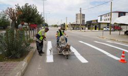 Okul önlerinde trafik güvenliği çalışmaları yapıldı